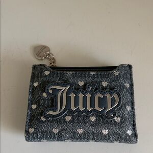 Juicy Couture Denim Heart Coin Purse